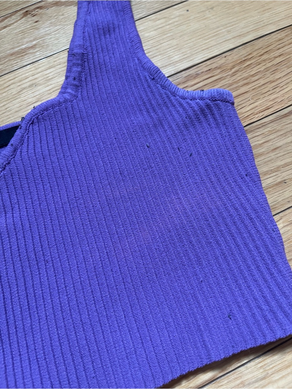 Forever 21 Lavender Ribbed Cropped Tank - Picture 9 of 9